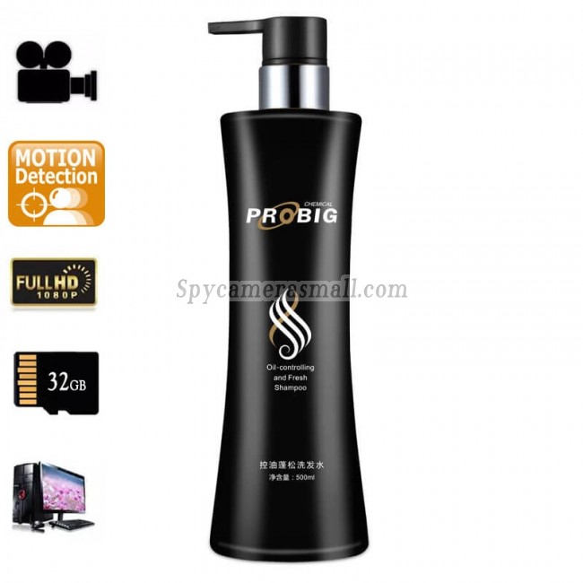 Fresh Shampoo Bathroom Spy Camera New 1080p HD 32GB Surveillance Camera System With Motion Detection